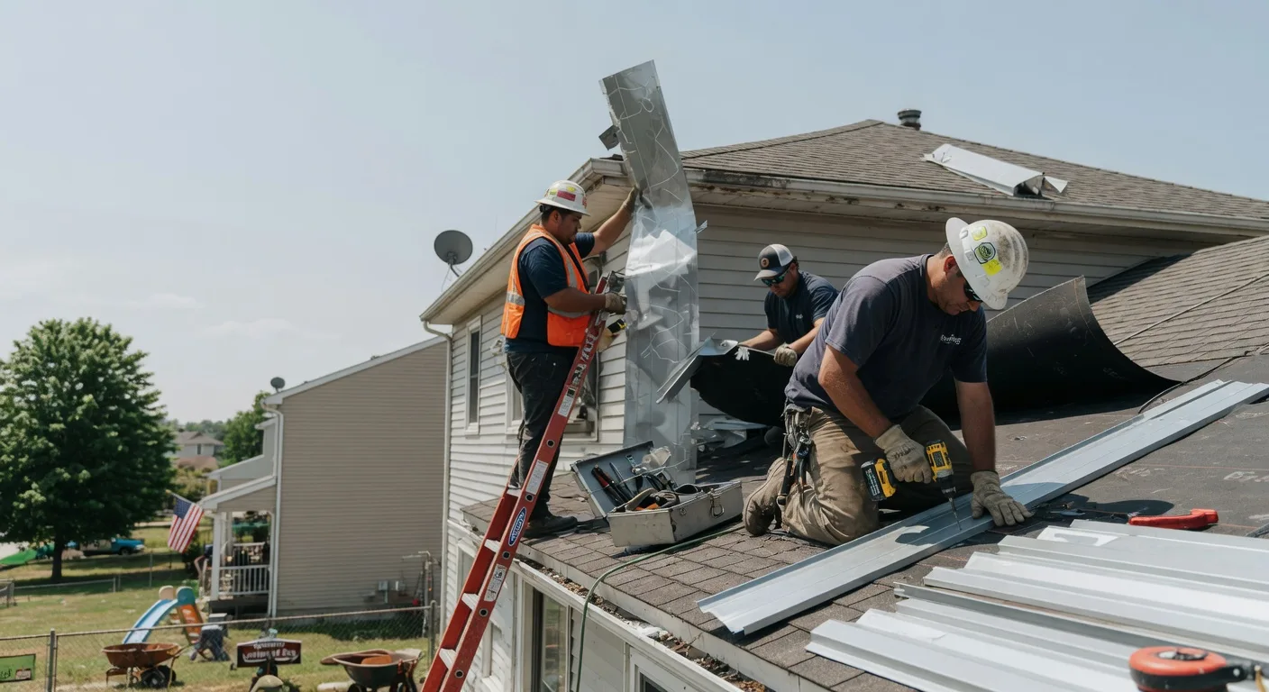 Storm Damage Metal Roof Repair in Santa Clara, NM